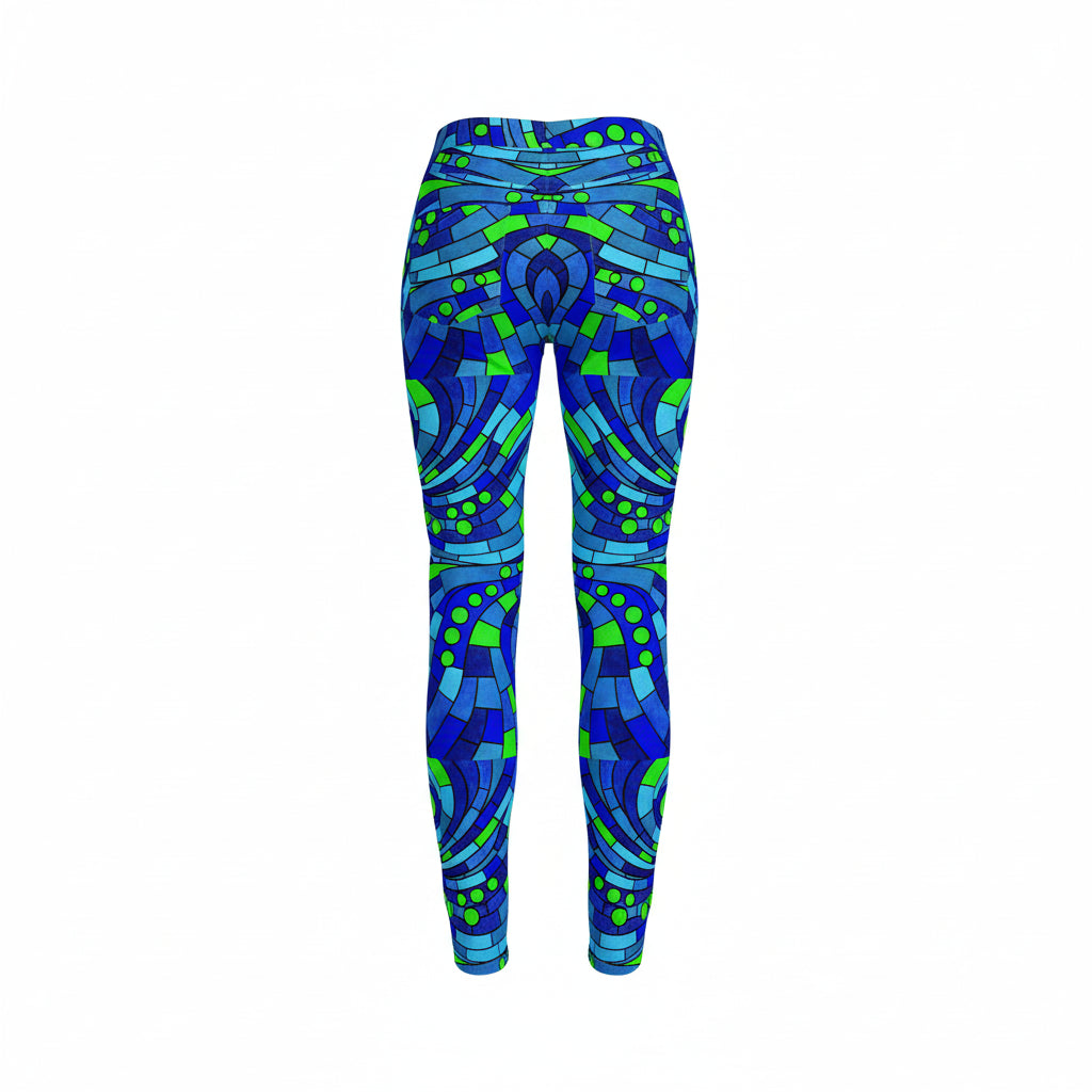 Slim Jeans – Abstract Line Art Print