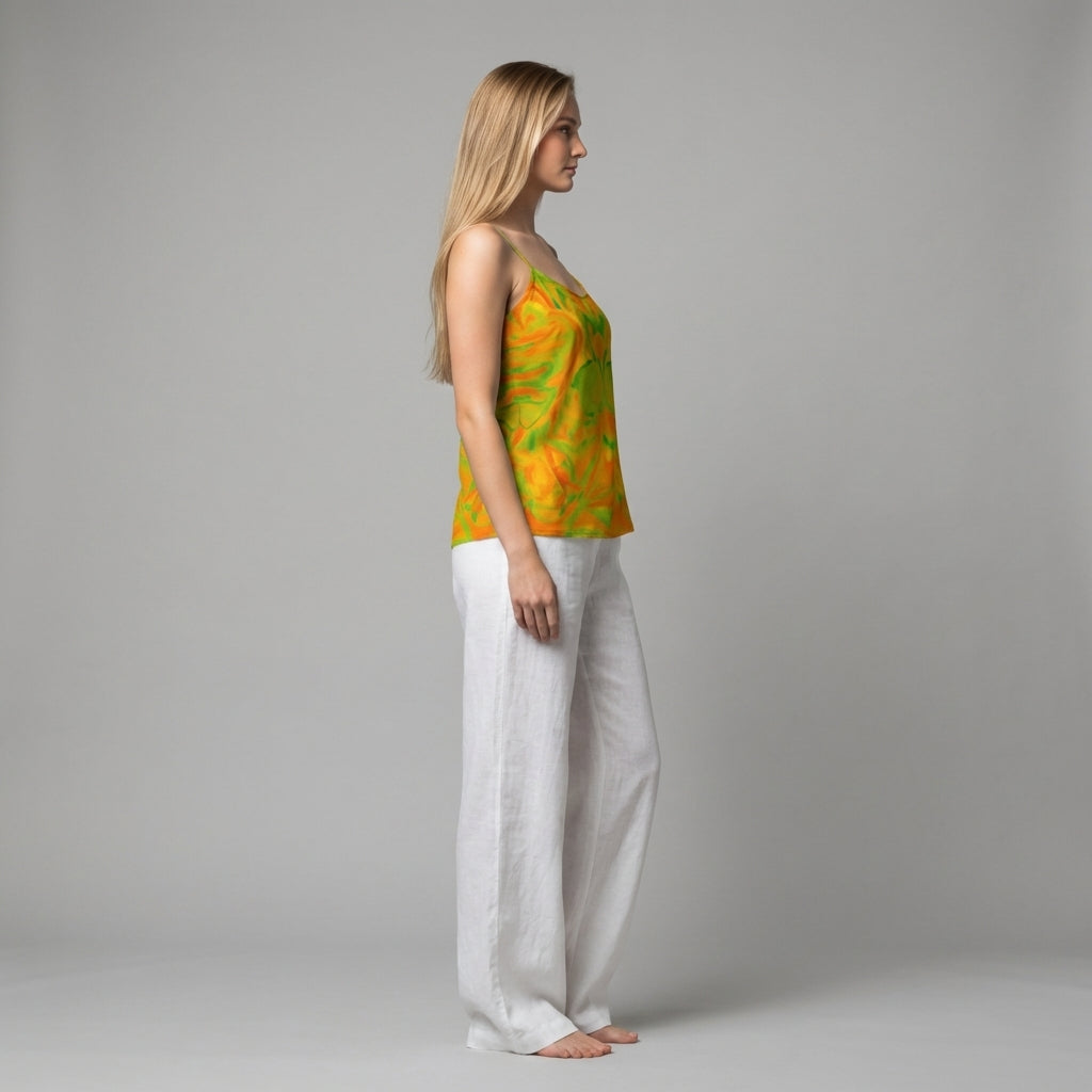 Camisole Fruity Noodles in Lightweight Organic Cotton Voile