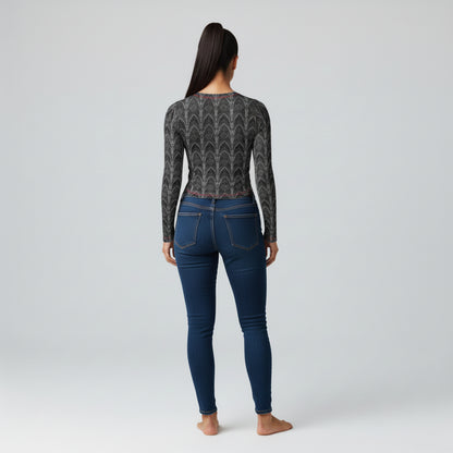 Long Sleeve Cathedral Top