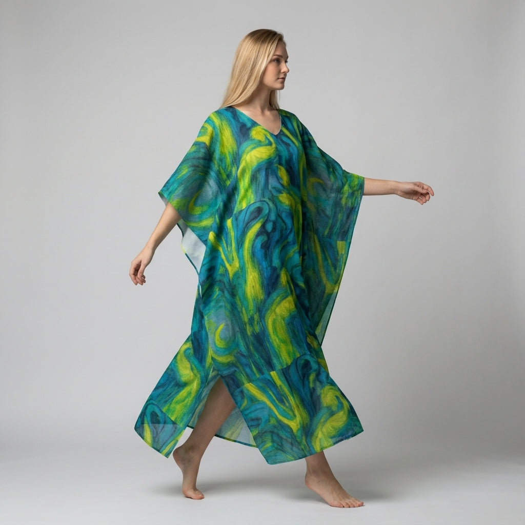 Caftan Blue Jungle