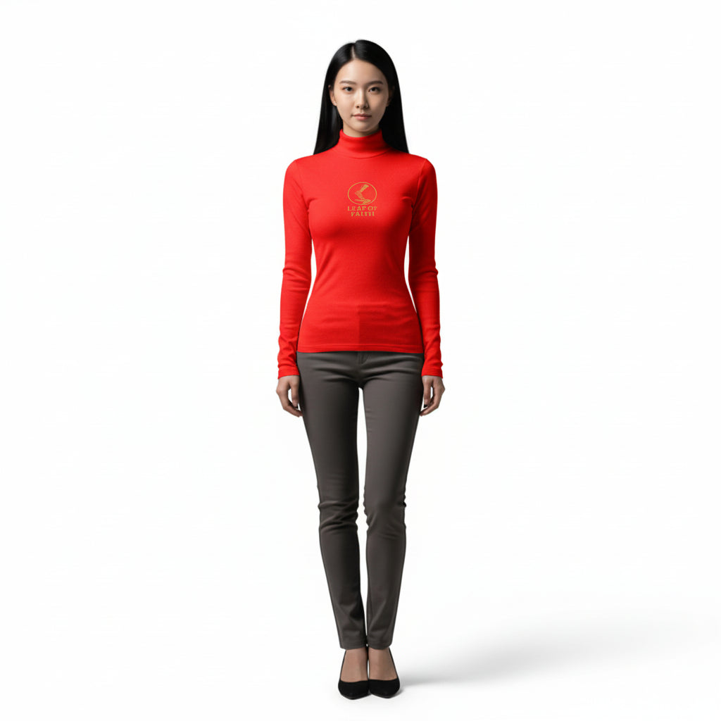 LEAP OF FAITH Long Sleeve Turtleneck