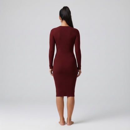 Body Con Basic Knit Dress
