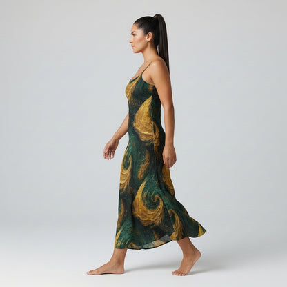 Bias Slip Dress Golden Time