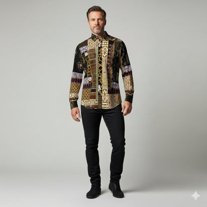 Andre Collection Dress Shirt with French Collar - Pima Cotton Poplin