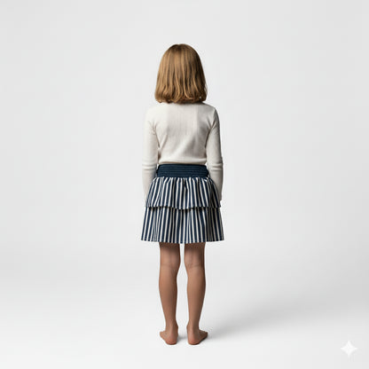 Smocked Ruffle Skirt 