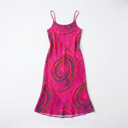Bias Slip Dress Hot Pink Dream