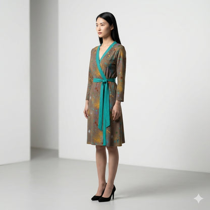 Traditional Jersey Wrap Dress - Dressed Fashion Doesn't Forgive