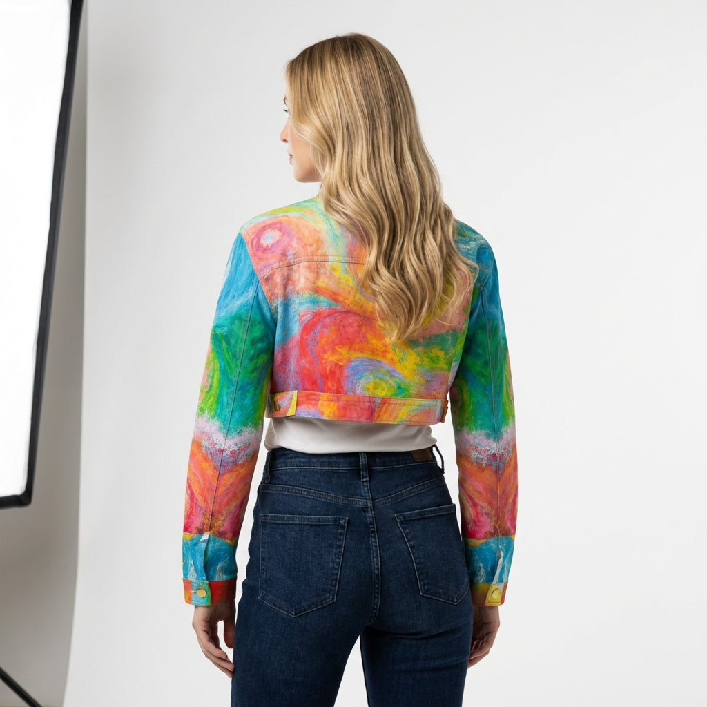 Cropped Jean Cotton Jacket Multiverse