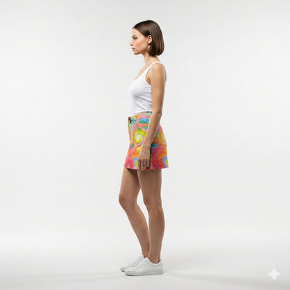 Denim Mini Skirt Multiverse
