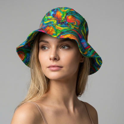 Floppy Bucket Hat Green Jungle