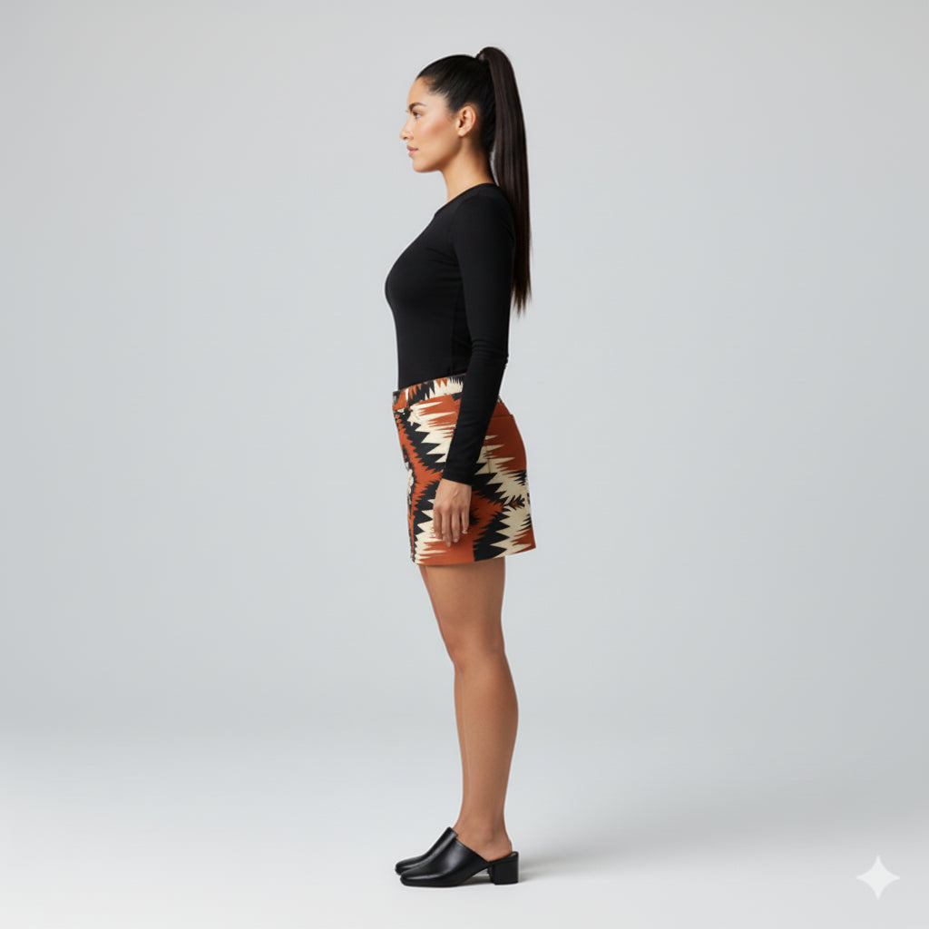 Kai Denim Mini Skirt