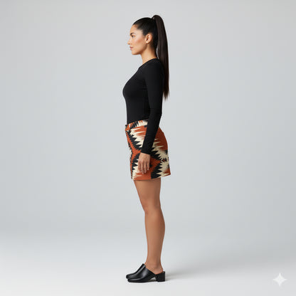 Kai Denim Mini Skirt