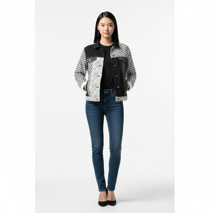 Chess Jean Jacket in Heavy Stretch Cotton Twill