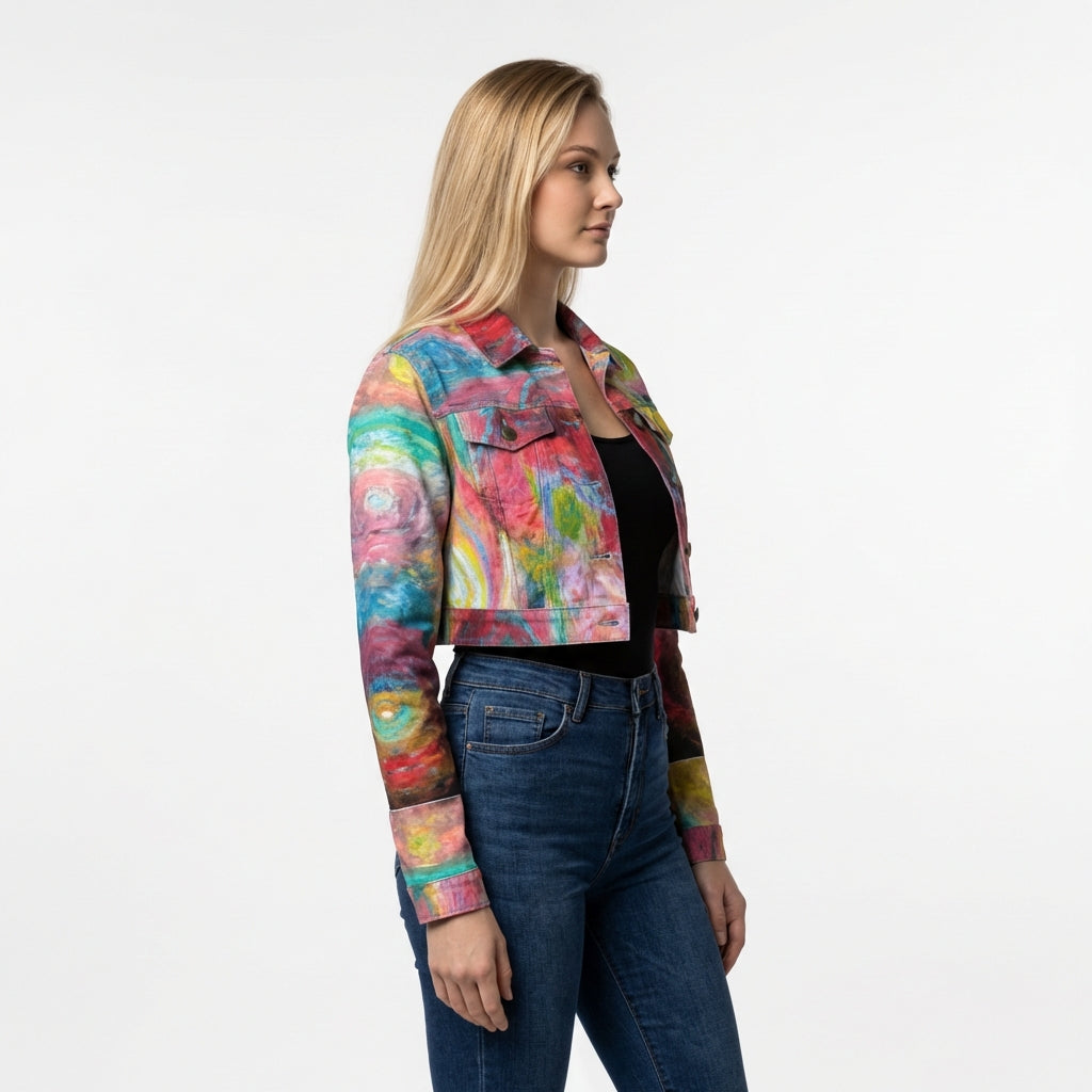 Cropped Jean Cotton Jacket Multiverse
