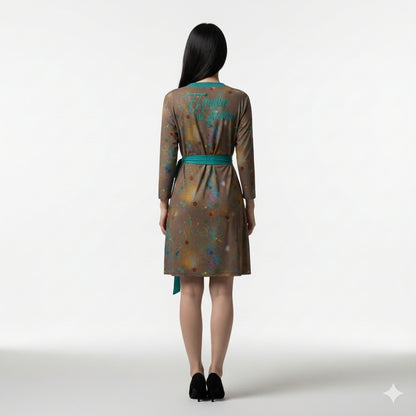 Traditional Jersey Wrap Dress - Dressed Fashion Doesn't Forgive