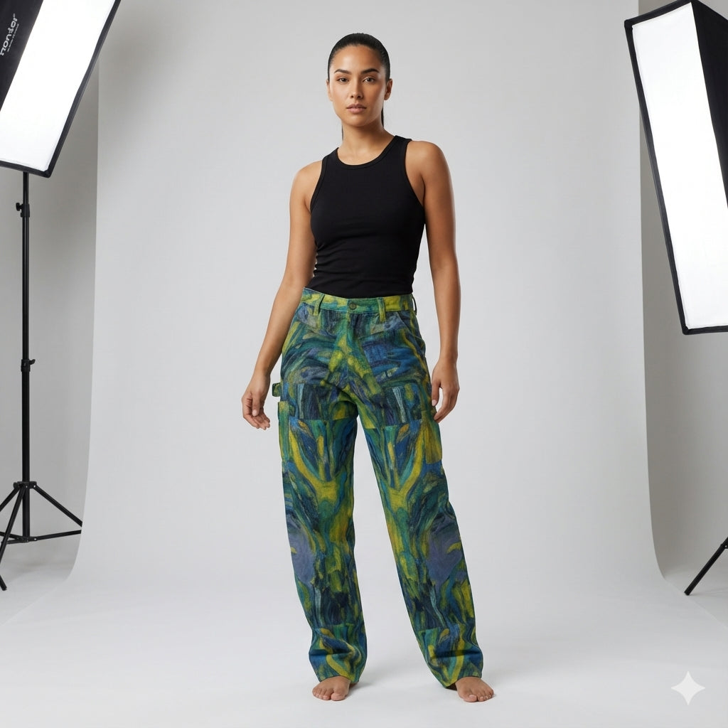 Carpenter Pants Blue Jungle