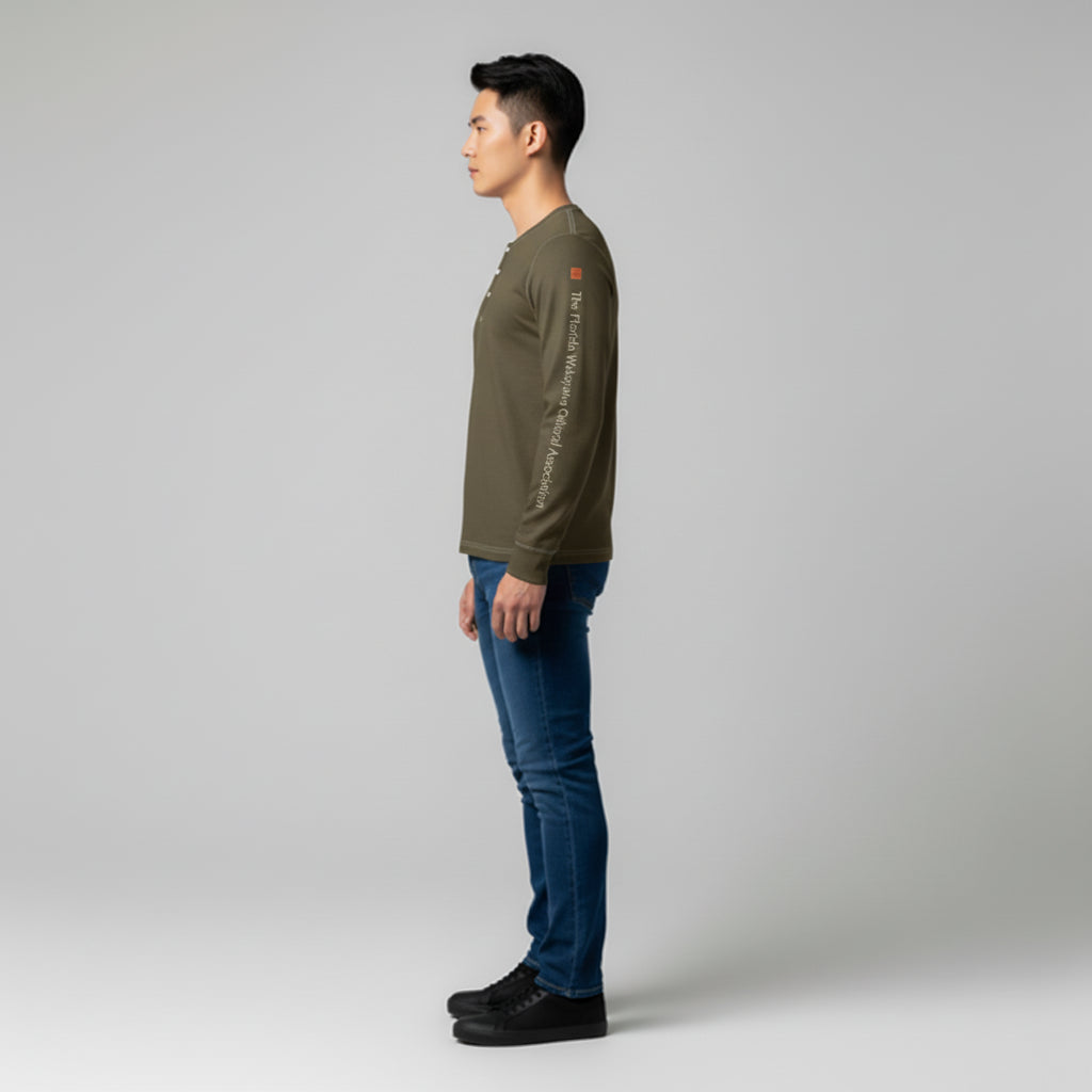 Wellspring Long Sleeve Henley – Source Edition