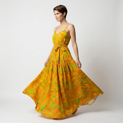 Maxi Dress Fruity Noodles