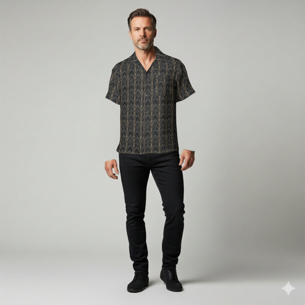 Cathedral Short Sleeve Shirt - Pima Cotton