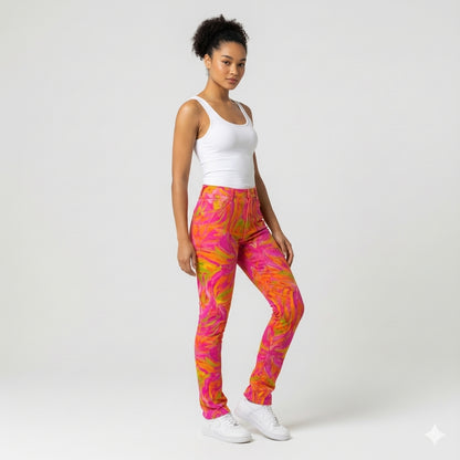 Skinny Jeans Pink Noodles