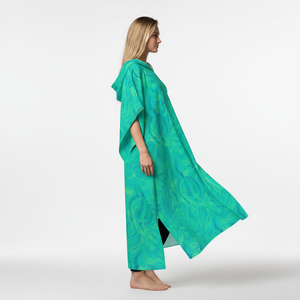 Caftan Cotton Poplin – Teal Noodles 