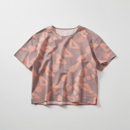 Trigon Rosy Mushroom Woven Tee