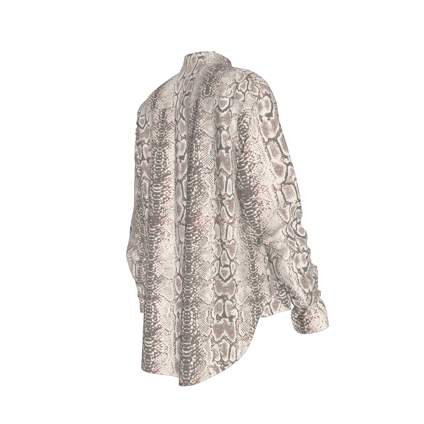 L'EGNA RISING SERPENT GRACE Oversized Button-Up