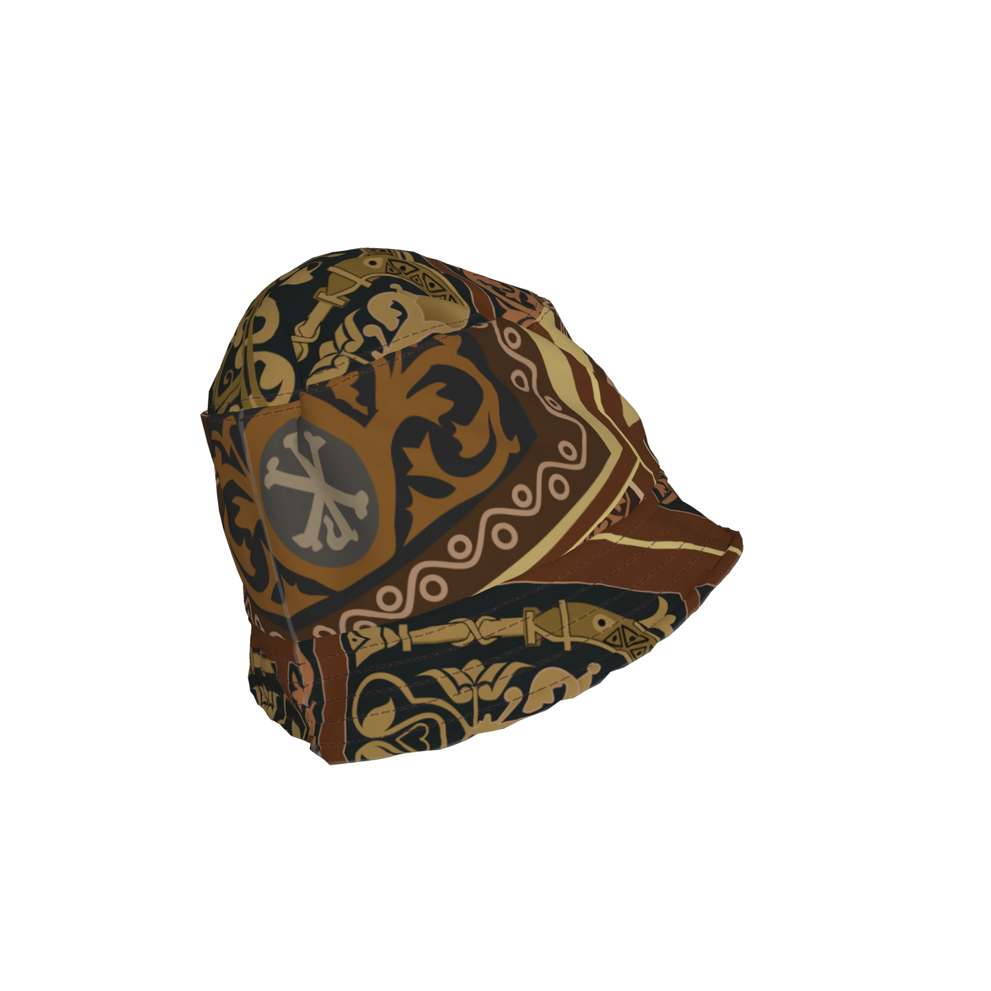 Printed Heavy Stretch Cotton Twill Bucket Hat