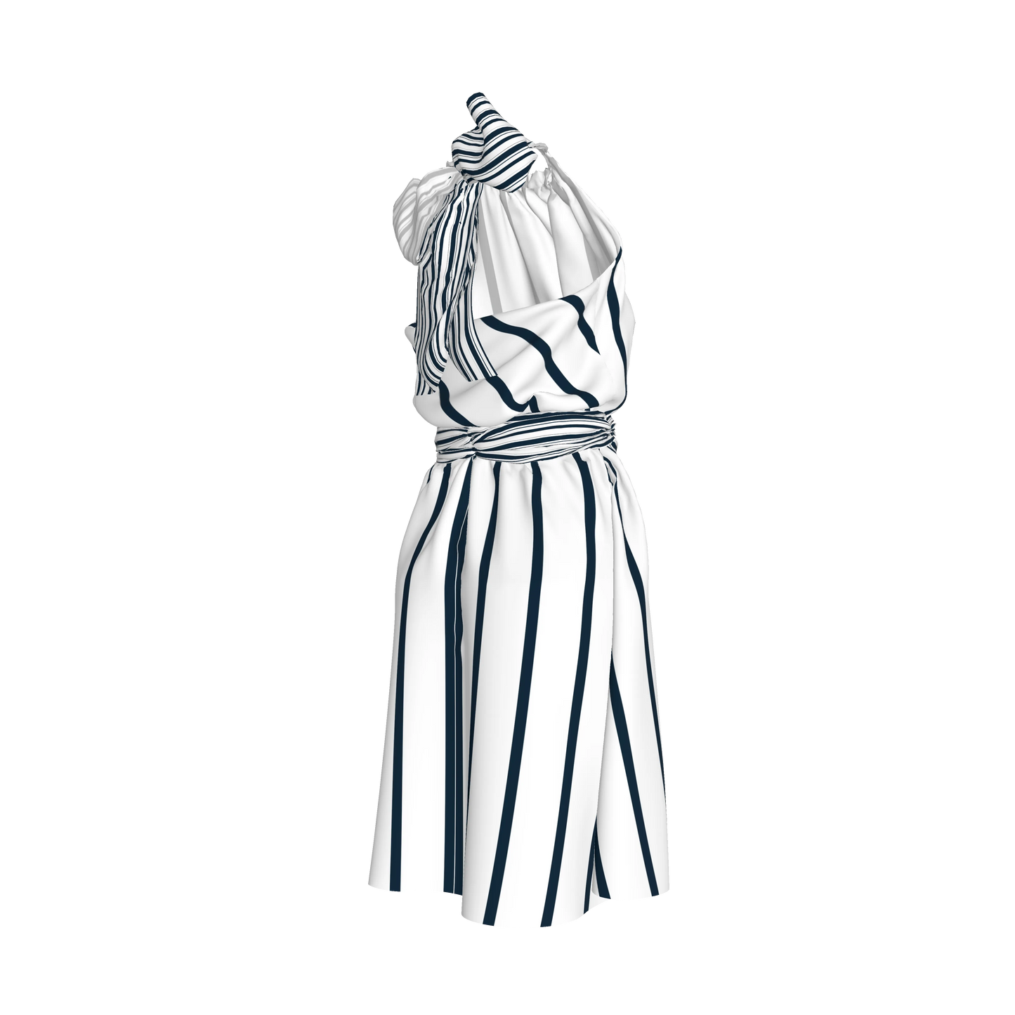 Knee Length Halter Dress