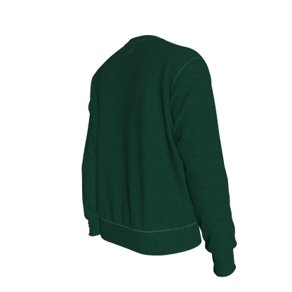 L'EGNA RISING 'Sovereign Veil' Crewneck Sweater (DARK GREEN)