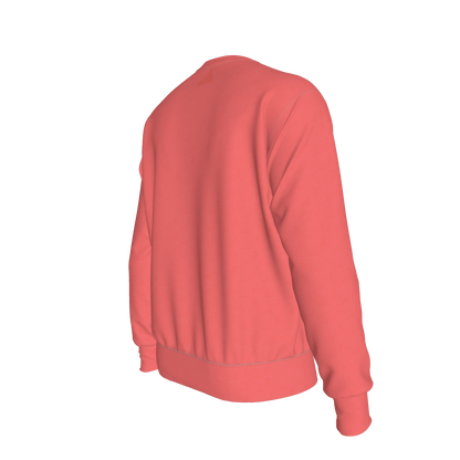 L'EGNA RISING 'Rose Blush Veil' Crewneck Sweater (WATERMELON PINK)