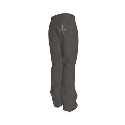 L'EGNA RISING (GRAY BROWN) FLARE JEANS