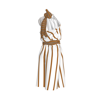 Knee Length Halter Dress