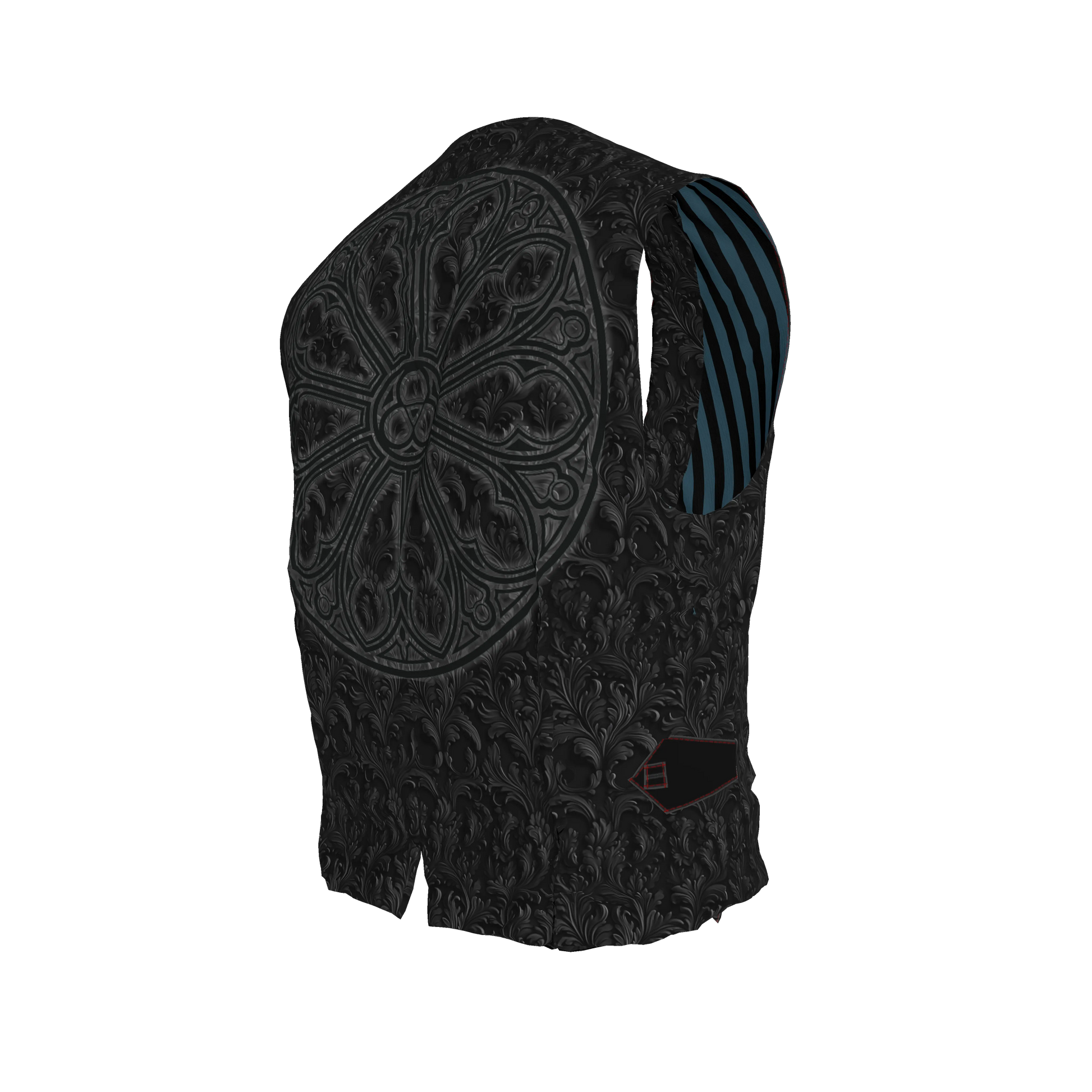 Gothic Vest With Stained Glass