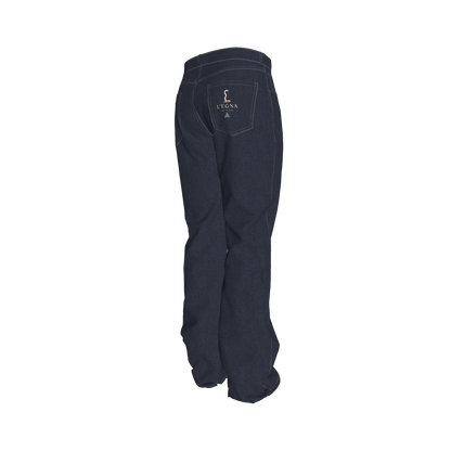 L'EGNA RISING (CLASSIC BLUE DENIM) FLARE JEANS