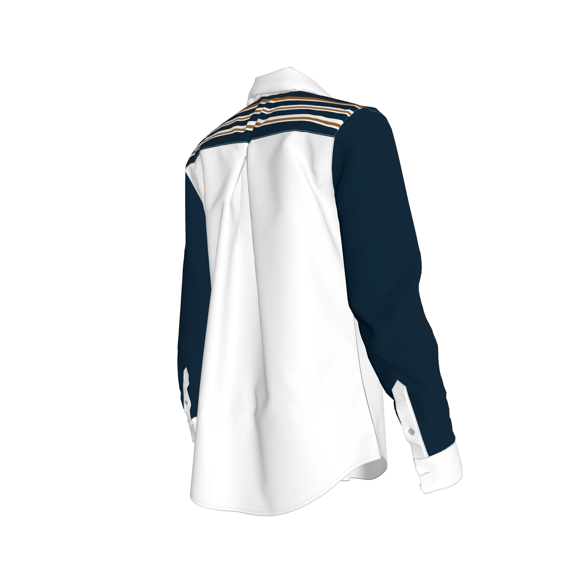 Striped Button Front Shirt