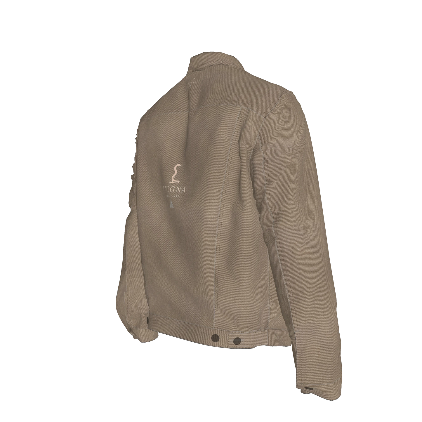 L'EGNA RISING 'DK BLUE ACID' Jean Jacket Copy