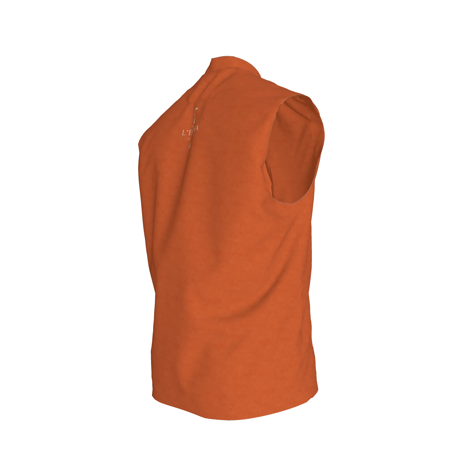 L'EGNA RISING (TERRA) VEST - Gilet in Heavy Stretch Cotton Twill