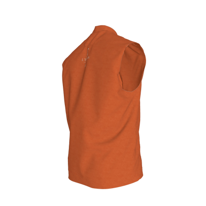 L'EGNA RISING (TERRA) VEST - Gilet in Heavy Stretch Cotton Twill