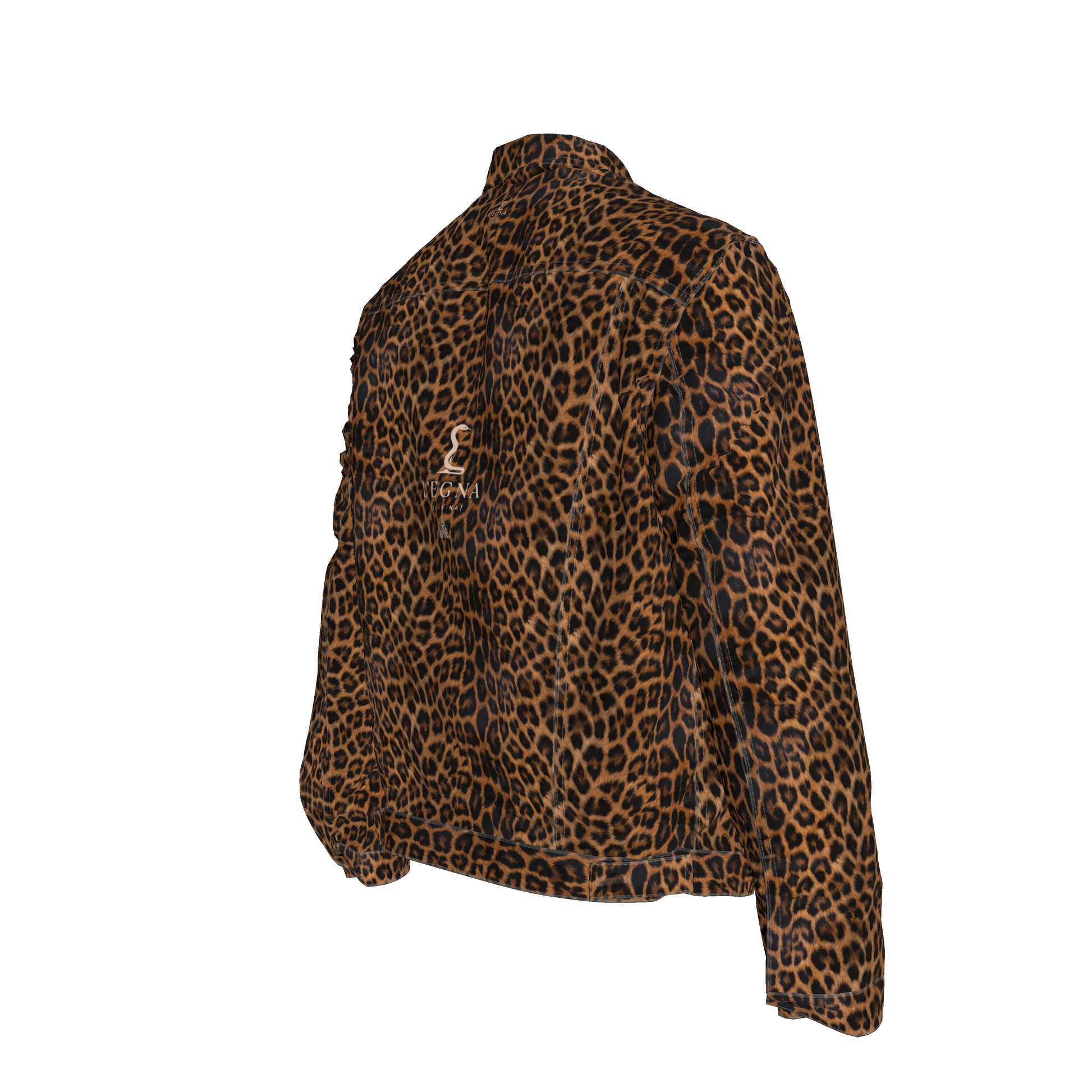 L'EGNA RISING 'LEOPARD' Jean Jacket