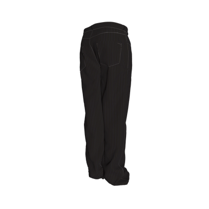 Brown on Black Pinstriped Premium Men’s Pant’s