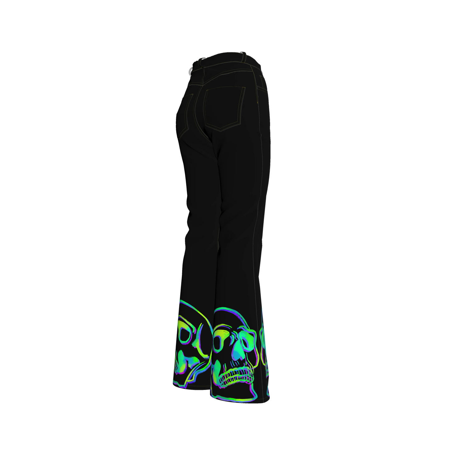 Glo-skull Bellbottoms