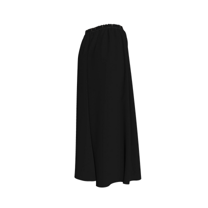 L'EGNA RISING (BLK) Satin Palazzo Pant