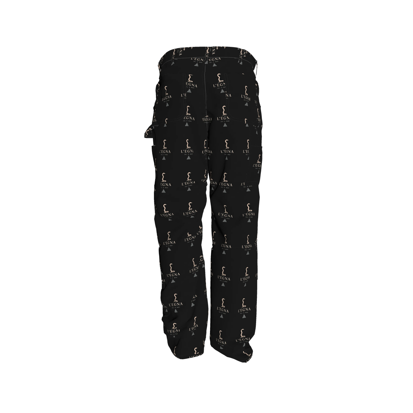 L'EGNA (EL-E-NA) RISING BLACKOUT BOXY Denim (All-Over Print)