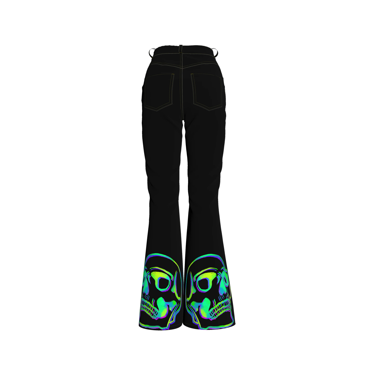 Glo-skull Bellbottoms