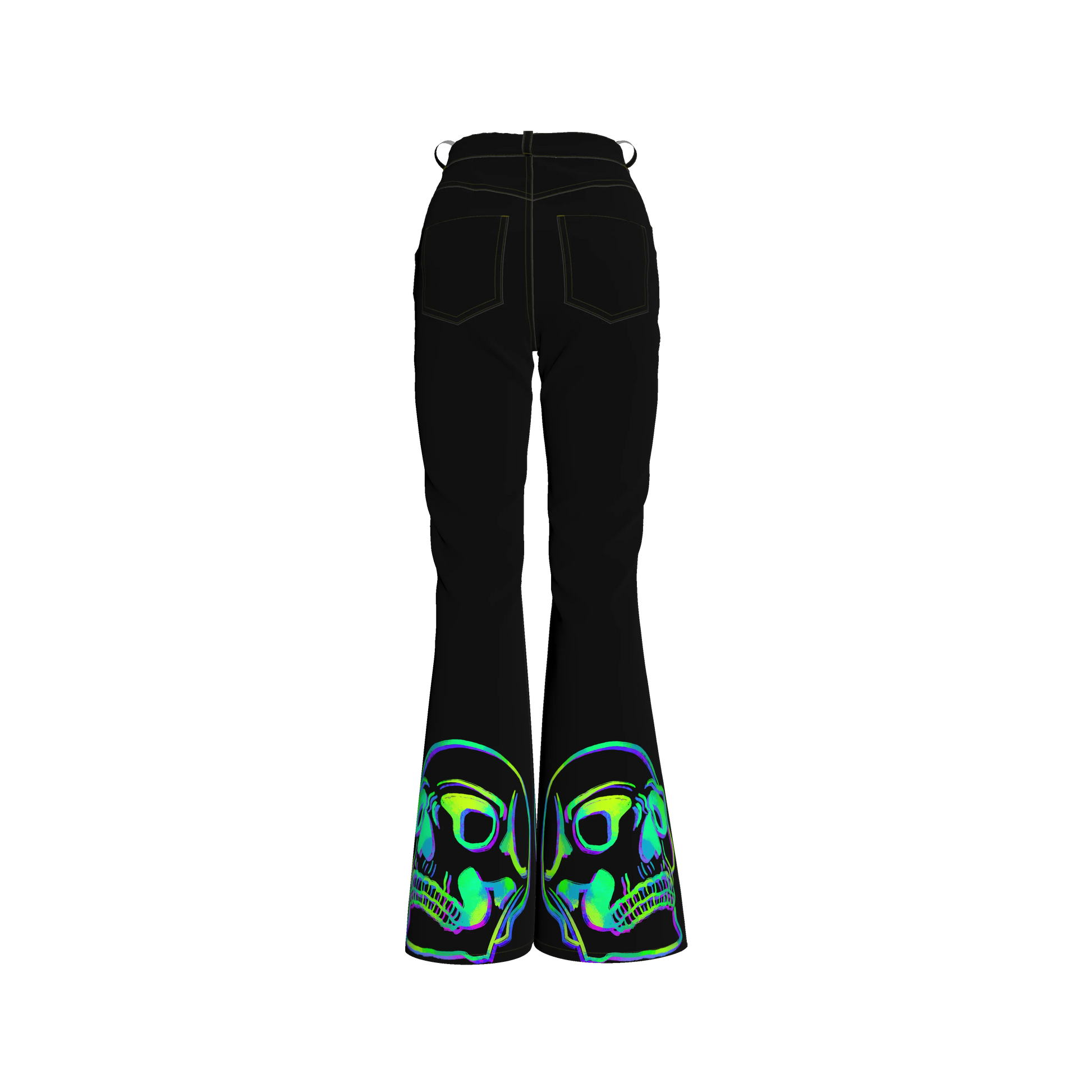 Glo-skull Bellbottoms