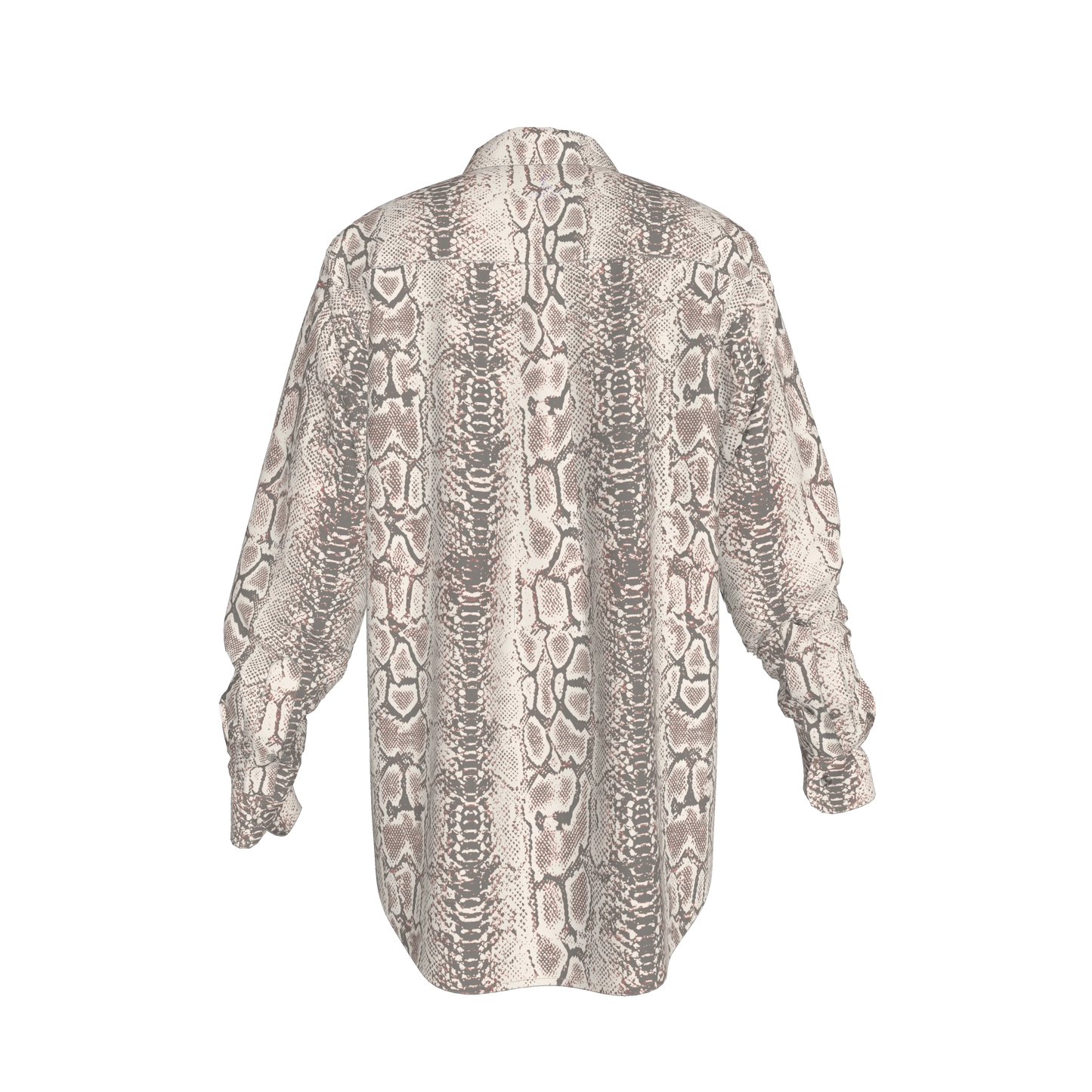 L'EGNA RISING SERPENT GRACE Oversized Button-Up