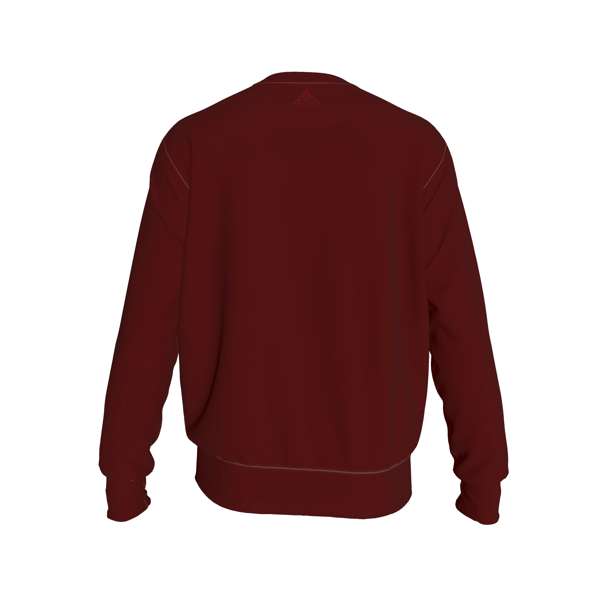 L'EGNA RISING 'Crimson Grace' Crewneck Sweater (BURGUNDY)