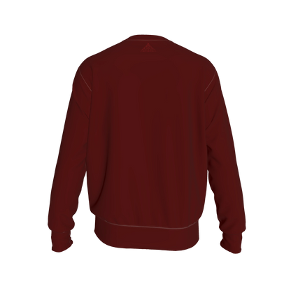 L'EGNA RISING 'Crimson Grace' Crewneck Sweater (BURGUNDY)
