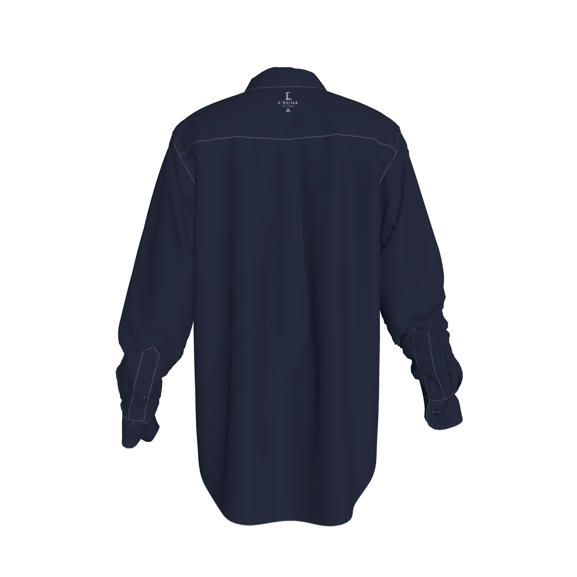 L'EGNA RISING MIDNIGHT COVENANT Oversized Button-Up